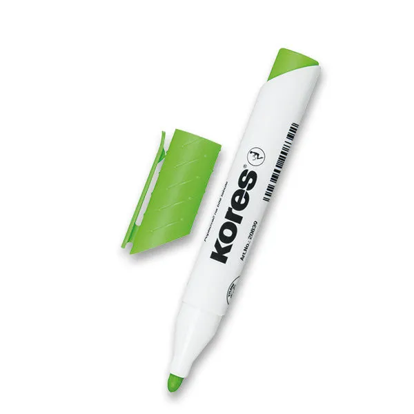 Popisovač Kores K-Marker Whiteboard – súprava 6 farieb
