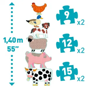 Ovečka a priatelia – 9, 12, 15 dielikov