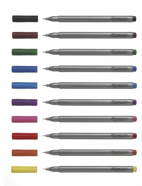 Linery Faber-Castell GRIP, 0.4mm - 10 farieb