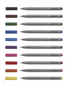 Linery Faber-Castell GRIP, 0.4mm - 10 farieb