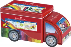 Fixky Faber-Castell Connector plechové autíčko - 33ks