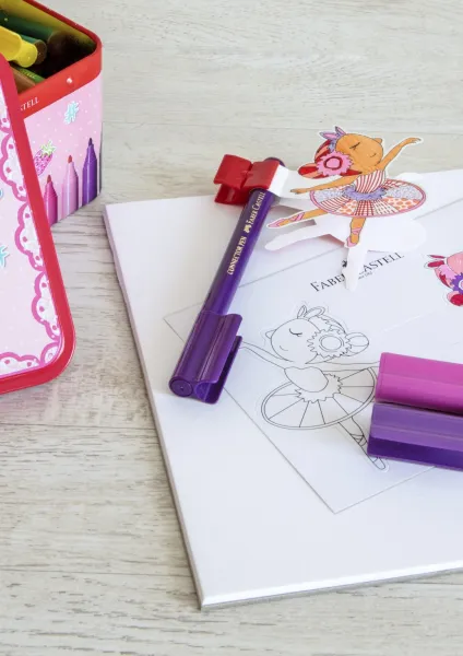 Fixky Faber-Castell Connector Balerínka - 33ks