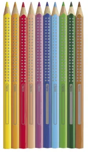 Farbičky Faber-Castell JUMBO GRIP - 12 farieb