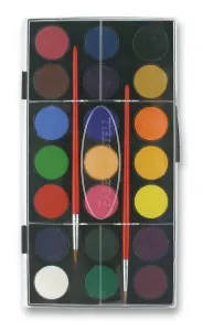 Vodové farby Faber-Castell veľké 30 mm - 21 farieb