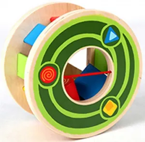 Ťahačka slimák s vkladacími geometrickými tvarmi