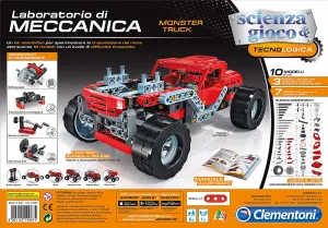Clementoni Mechanické laboratórium Monster truck 200 dielikov