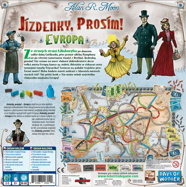 Cestovné lístky, prosím! Európa