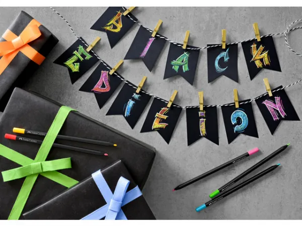 Pastelky Faber-Castell Black Edition – 36 farieb