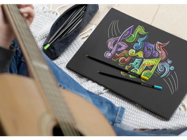 Pastelky Faber-Castell Black Edition – 36 farieb