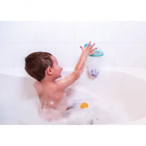 Basketbalový kôš so senzorickými loptičkami - hračka do vody