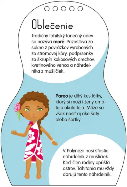 Obliekame tahitské bábiky Mohea