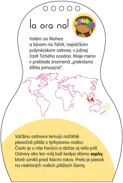 Obliekame tahitské bábiky Mohea