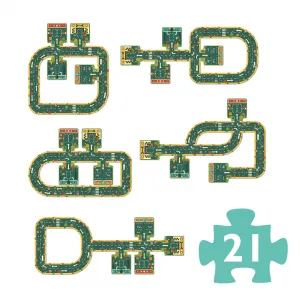 Puzzle – cesta – 21 ks