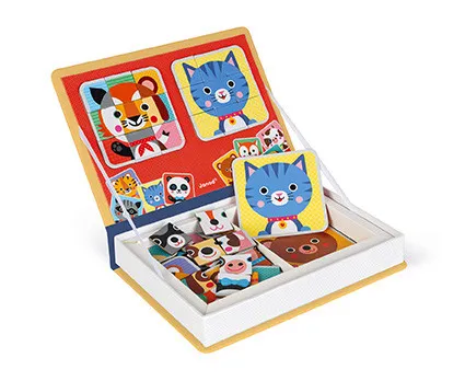 Magnetická kniha - Puzzle - zvieratá