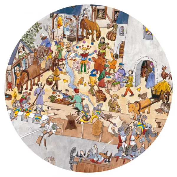 Puzzle - Opevnený hrad - 100 ks