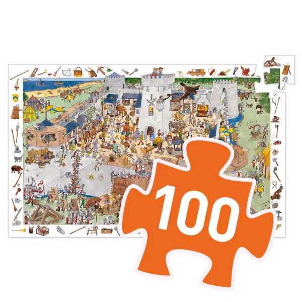 Puzzle - Opevnený hrad - 100 ks