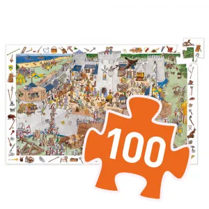 Puzzle - Opevnený hrad - 100 ks