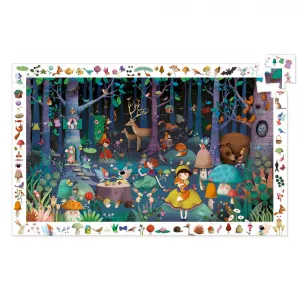 Djeco Puzzle Rozprávkový les 100 dielikov