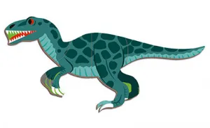 Magnetická kniha - Dinosaury