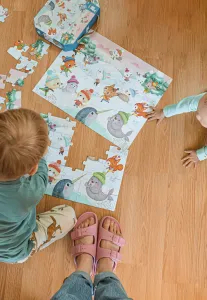 Puzzle - Party na snehu - 36 ks