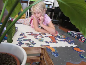 Djeco Puzzle veľké Rozprávkový slon 150 dielikov