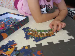 Djeco Puzzle veľké Rozprávkový slon 150 dielikov