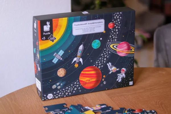 Vzdelávacie puzzle - Vesmír a slnečná sústava - 100 ks