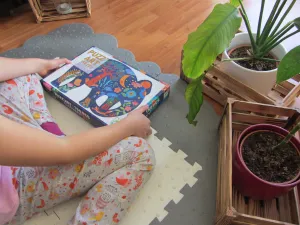 Djeco Puzzle veľké Rozprávkový slon 150 dielikov
