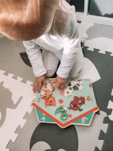 Djeco Puzzle vkladacie Domáce zvieratká 5 dielikov