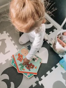 Djeco Puzzle vkladacie Domáce zvieratká 5 dielikov