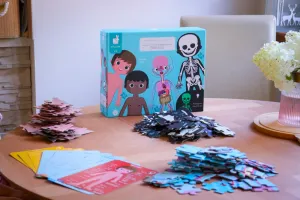 Vzdelávacie puzzle - Ľudské telo - 50, 75, 100 ks