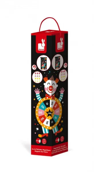 Magnetická hra Terč a šípky - Cirkus