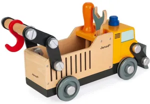 BricoKids - Drevené auto a stavebnica - Nákladné auto - 43 ks