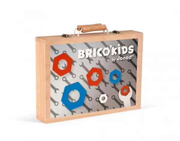 BricoKids - Detské náradie v kufríku - 9 ks