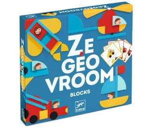 Geometrické tvary - skladačka - dopravné prostriedky