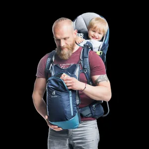 Detská sedačka s batohom Deuter, Kid Comfort Pro midnight