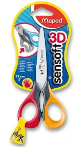 Nožnice Maped SenSoft Left pre ľavákov 13 cm, mix farieb