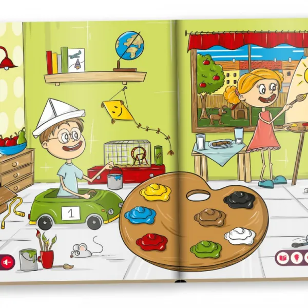 Kúzelné čítanie - Kniha - Moje prvé farby a tvary