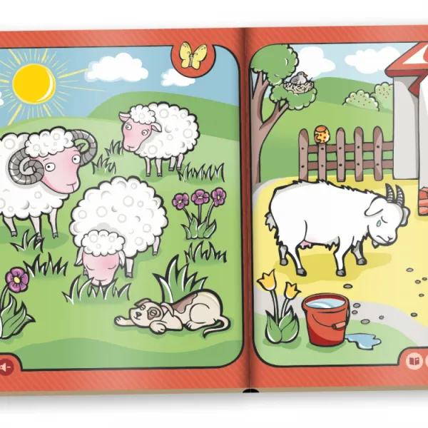 Kúzelné čítanie - Kniha - Zvieratká na farme