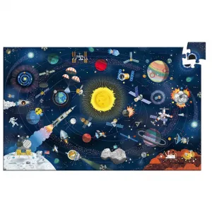 Vyhľadávacie puzzle s plagátom - Vesmír - 200 ks