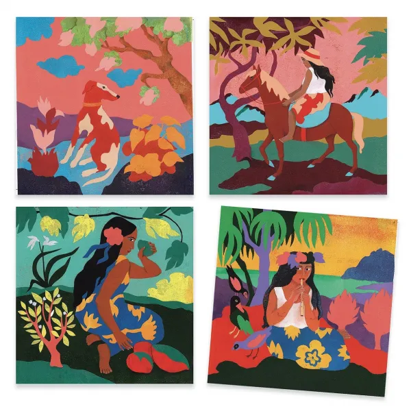 Kreatívna hra - Paul Gauguin - Polynézia