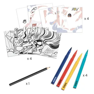 Kreatívna hra - Roy Lichtenstein - Superhrdinovia