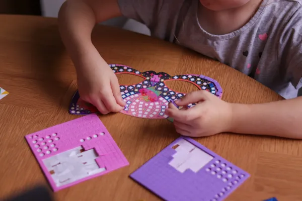 Detský ateliér mini - párty masky - mozaika