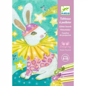 Výtvarná hra s trblietkami - karneval