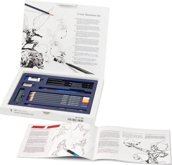 Popisovače Faber-Castell Comic Illustration - 15 ks