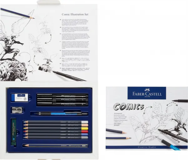 Popisovače Faber-Castell Comic Illustration - 15 ks