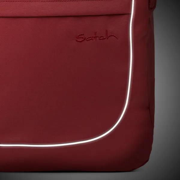Voľnočasový batoh Ergobag Satch Fly - Pure Red