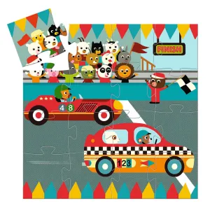 Puzzle - Pretekárske auto - 16 ks