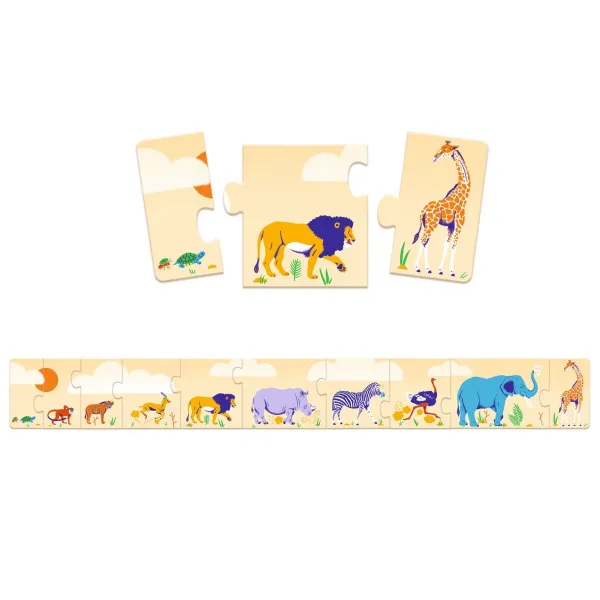 Puzzle - Od najmenšieho k najväčšiemu - 10 ks