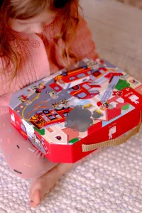Puzzle v kufríku - Hasiči - 24 ks